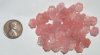 50 8mm Marble Crystal Strawberry Center Hole Flowers